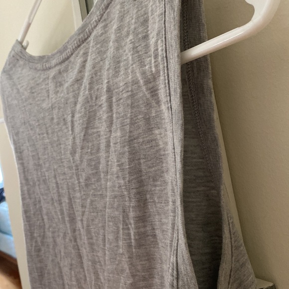 NWOT Llbean cotton blend tank in Grey Heather - Picture 5 of 5